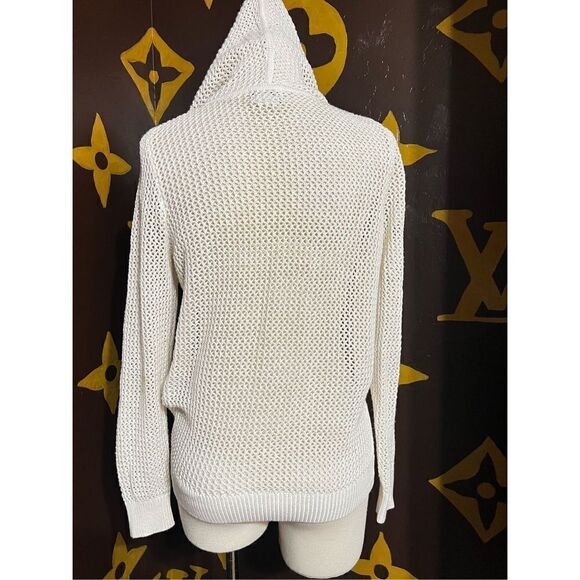 Just B Sparkly, Hooded, Cardigan Sweater Size Small - Picture 3 of 4